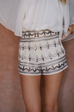 Short Elmira blanc