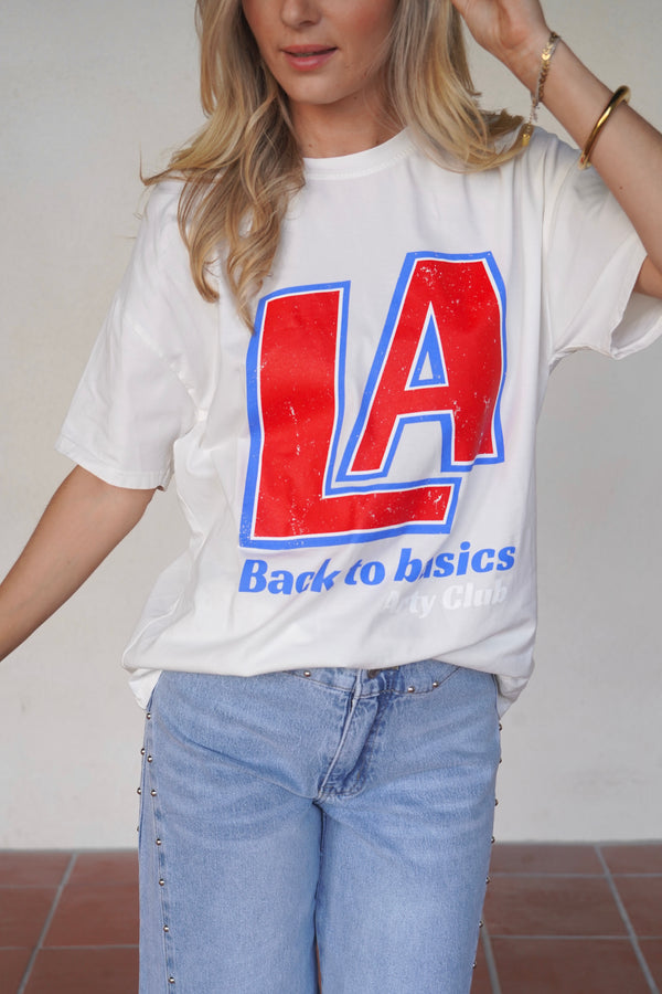 Tshirt LA Blanc