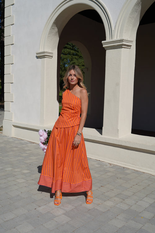 Orange Belucci top