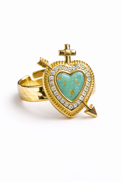 Bague Cupidon Turquoise