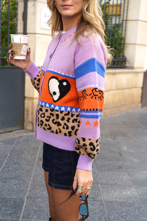 Gilet Soulmate mauve