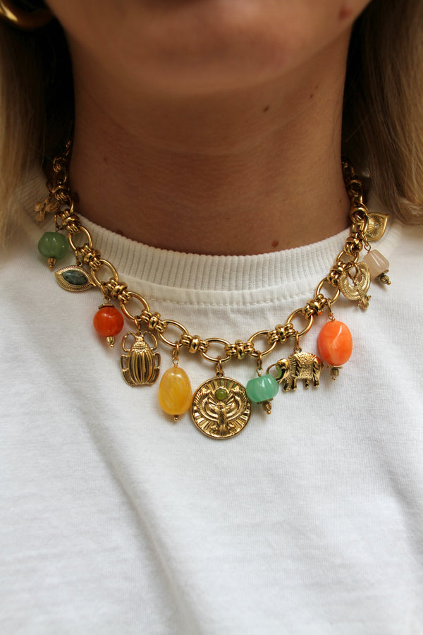 Collier Bahia Orange