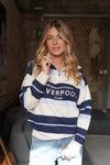 Blue/Ecru Liverpool Sweater