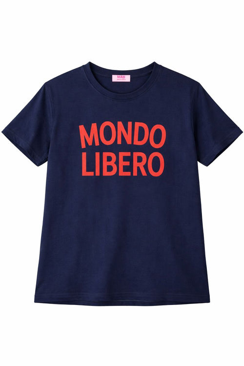 Mondo navy blue t-shirt