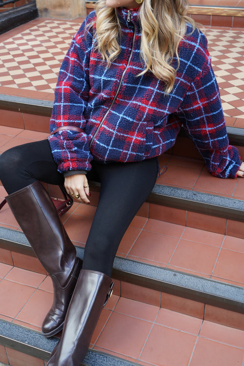 Veste Piccadilly Bleue réversible