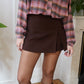 Amaya brown skort