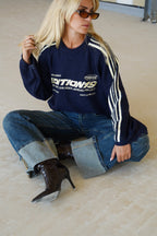 Pull Édition19 bleu marine