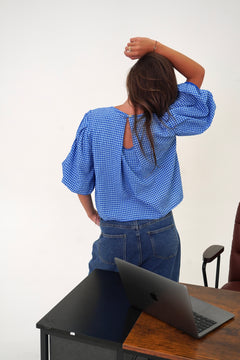 Blouse Vicky Bleue