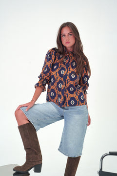 Blouse Zola Bleue