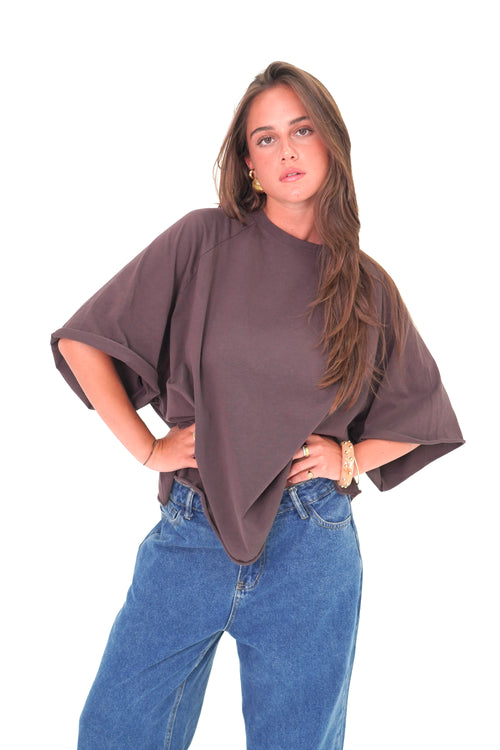 T- shirt Livy Marron
