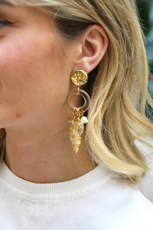 Boucles d'oreilles Pluma