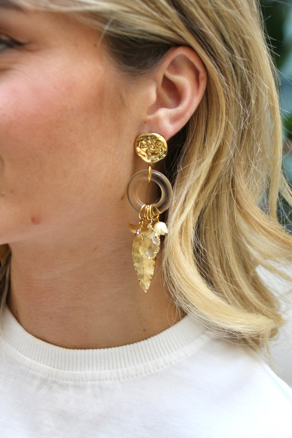 Boucles d'oreilles Pluma