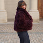 Manteau Diva Bordeaux