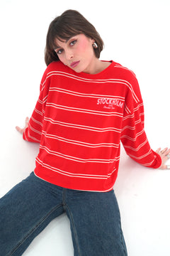 T-shirt Stockholm rouge