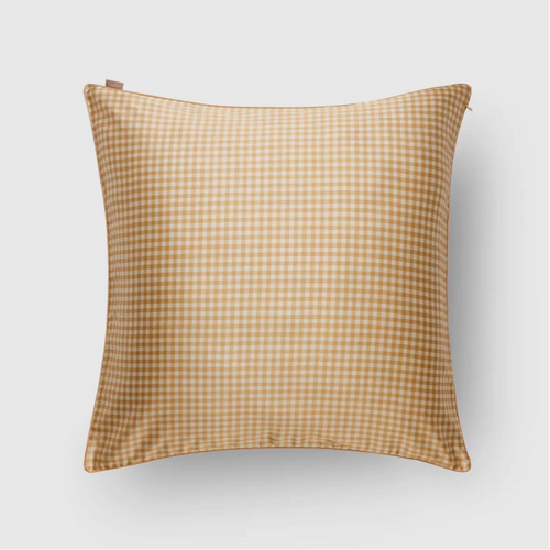 Checkered pillowcase