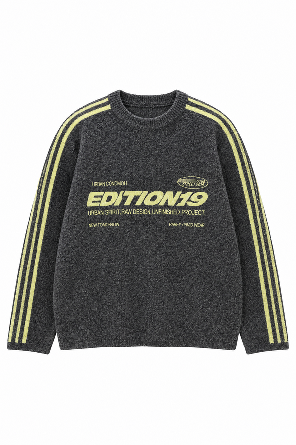Pull Édition19 gris