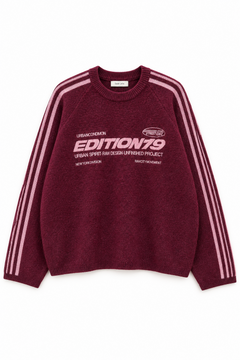 Pull Édition19 bordeaux
