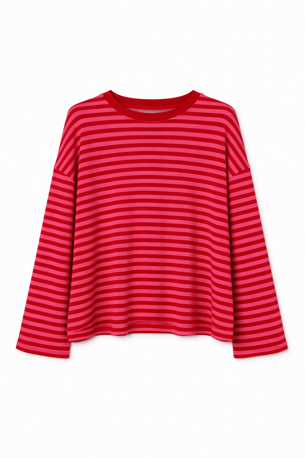 T-shirt Enza col rouge