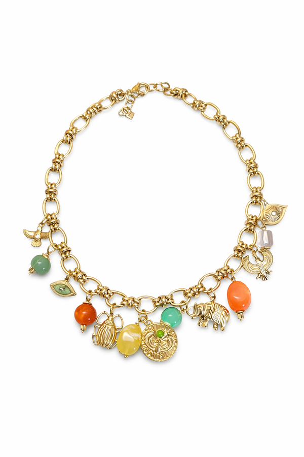 Collier Bahia Orange