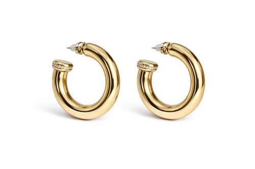 Boucles d'oreilles Loop Dorées