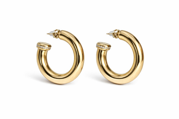 Boucles d'oreilles Loop Dorées