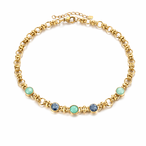 green choker necklace