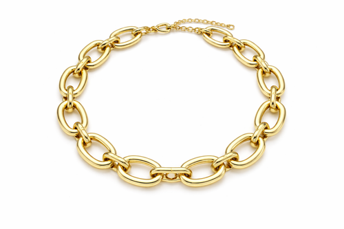Gold chain bracelet