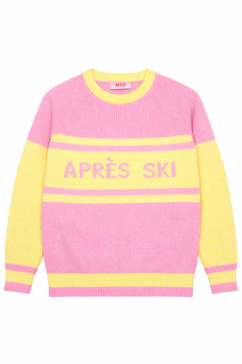 Pull Après Ski Jaune