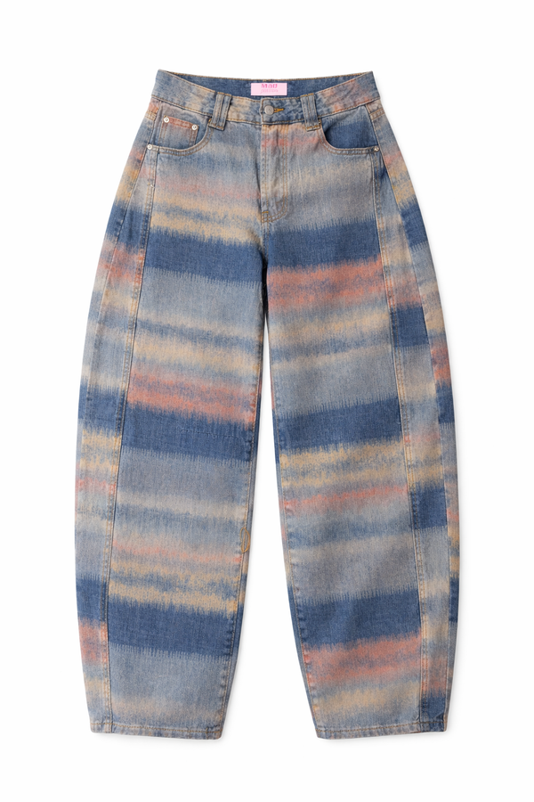 Tie-dye jeans