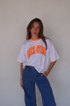 T-shirt Back-stage Blanc