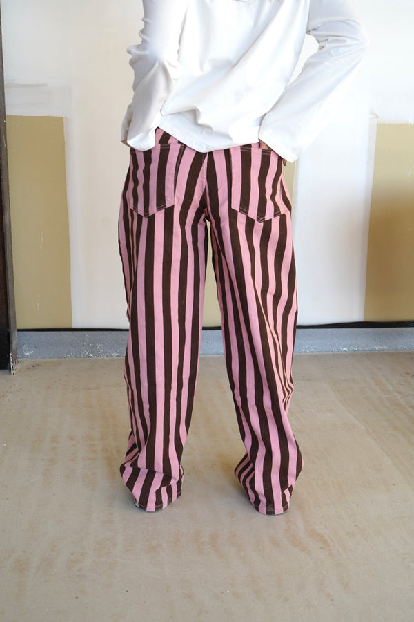 Jean stripe rose