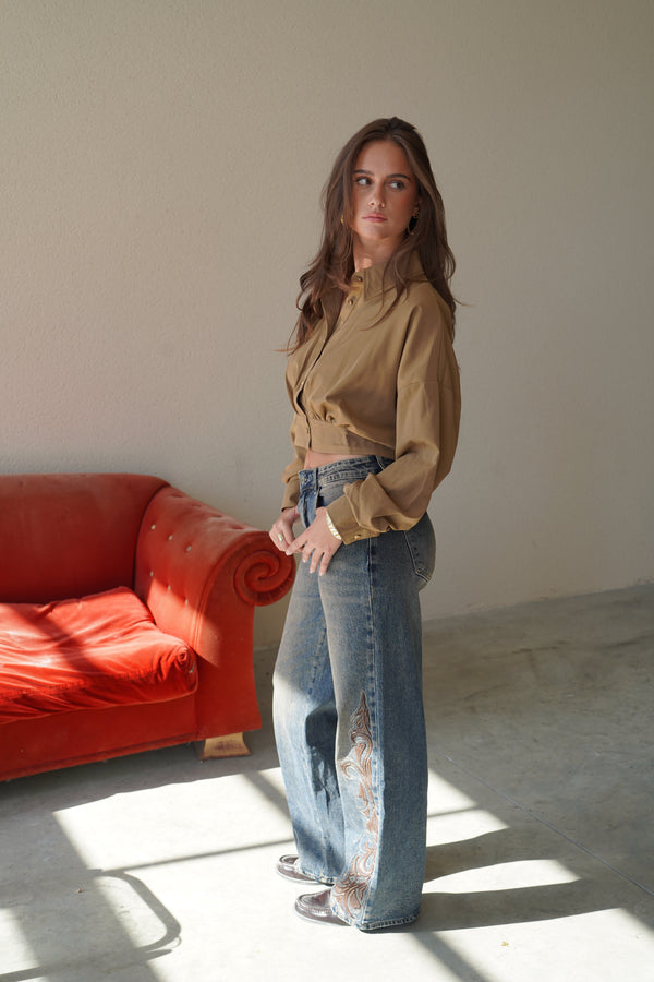 Chemise Camel
