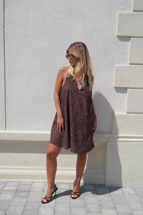 Robe Elora Marron