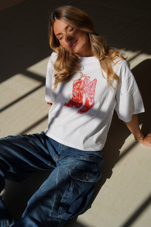 Cowboy boot t-shirt