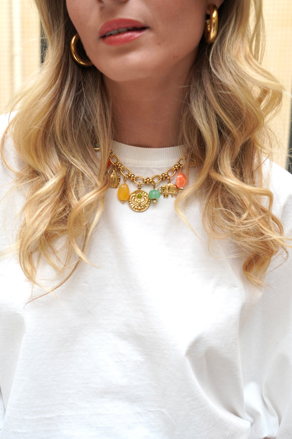 Collier Bahia Orange