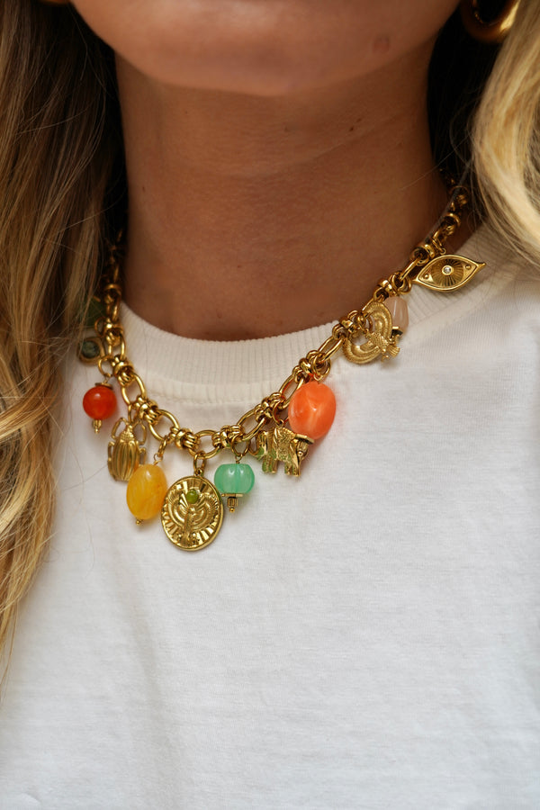 Collier Bahia Orange