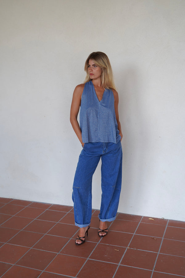 Débardeur Muse Bleu