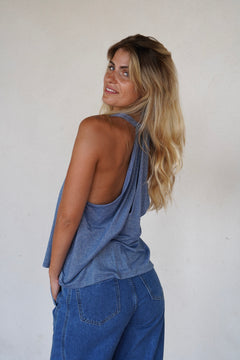 Débardeur Muse Bleu