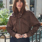 Veste Pigalle marron en daim