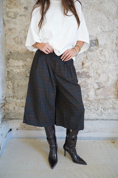 Checked Bermuda shorts