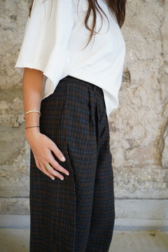 Checked Bermuda shorts
