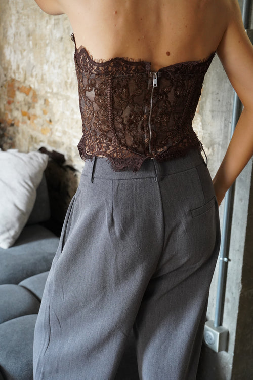 Brown Top / Corset