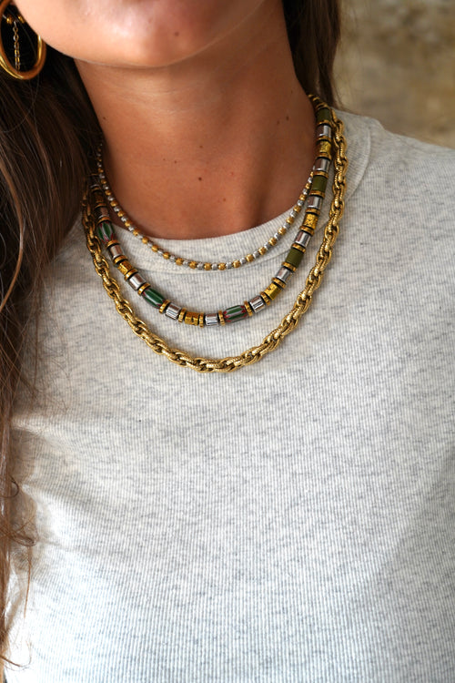 Collier Gold&Silver