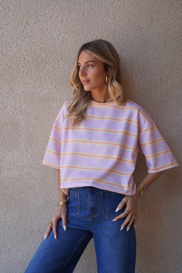 T shirt Joy lila