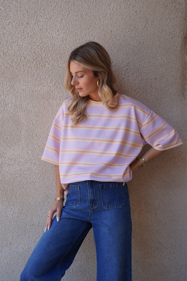 T shirt Joy lila