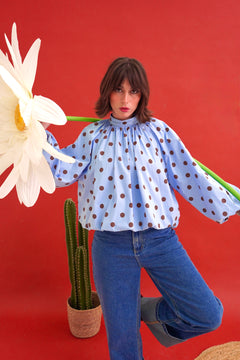 Blouse Suzanne Bleue