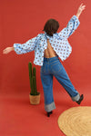 Suzanne Blue Blouse