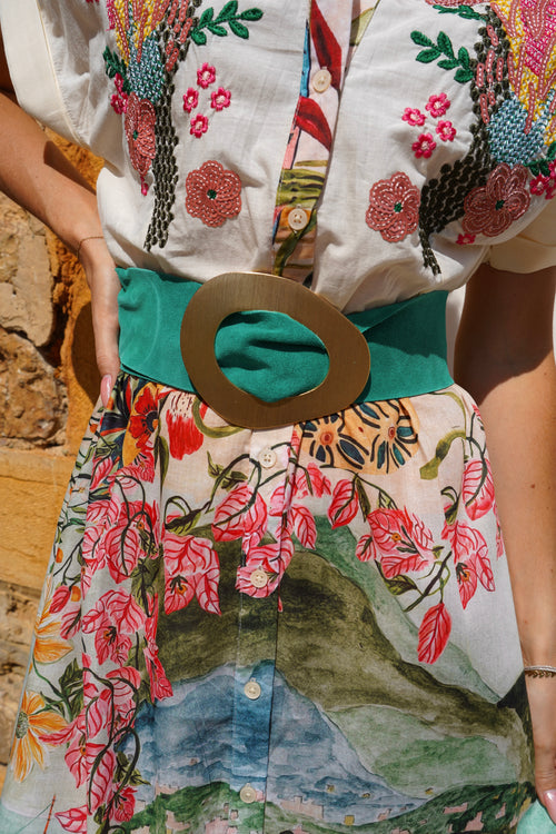 Ceinture Calypso Turquoise