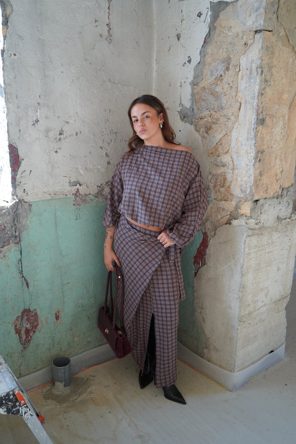 Blouse Raw choco
