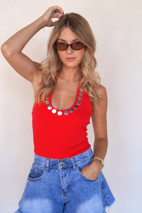 Top Roxanne Rouge